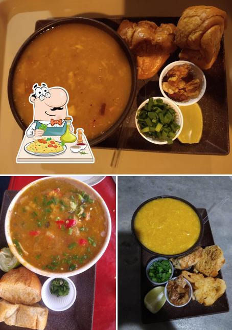 Sopa em Empório e jantinha da baiana