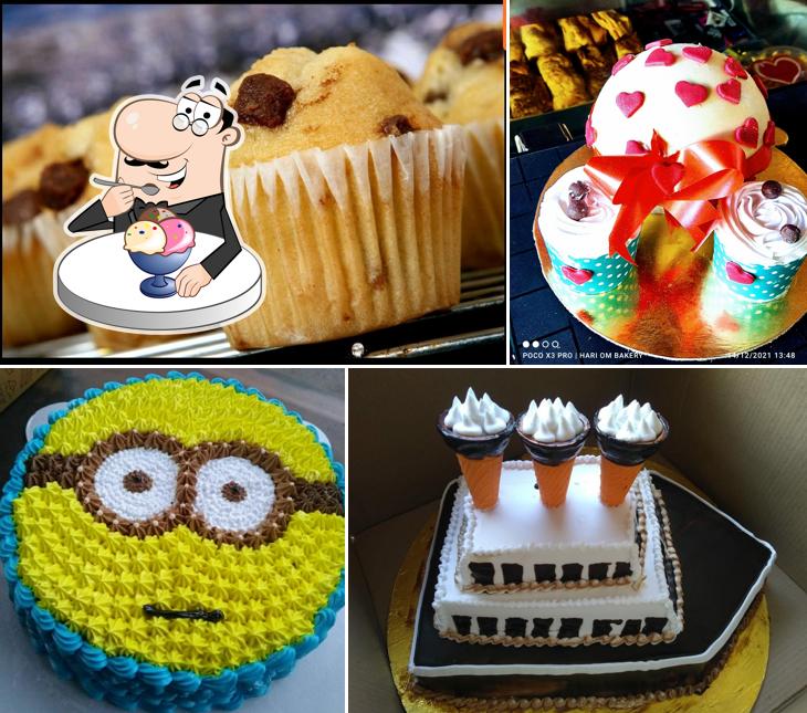 Hari Om Bakery serves a number of sweet dishes