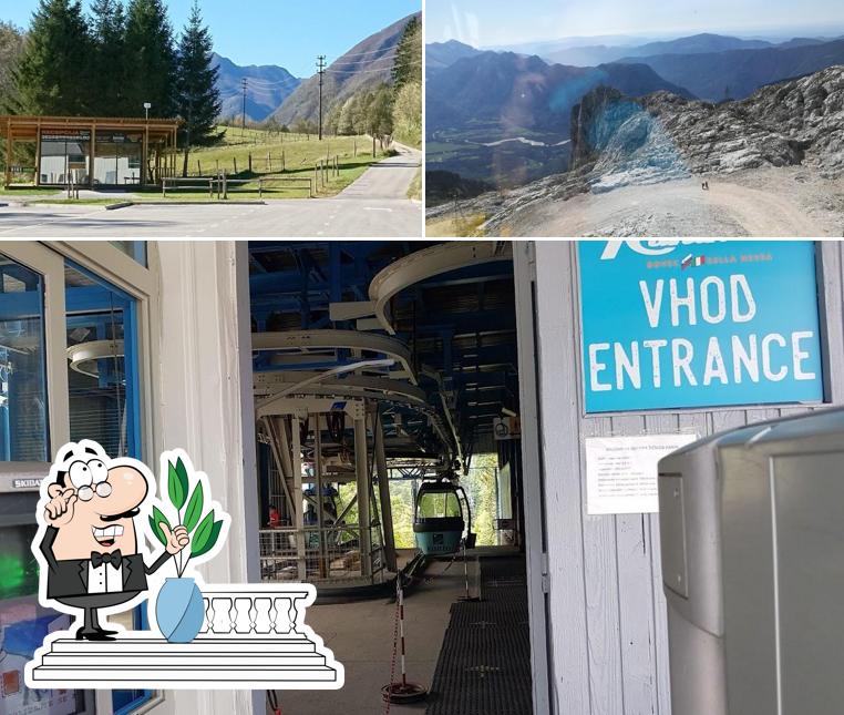 Gli esterni di Kanin-Sella Nevea Ski Cable