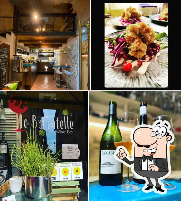 Gli interni di Le Barbatelle Wine Bar