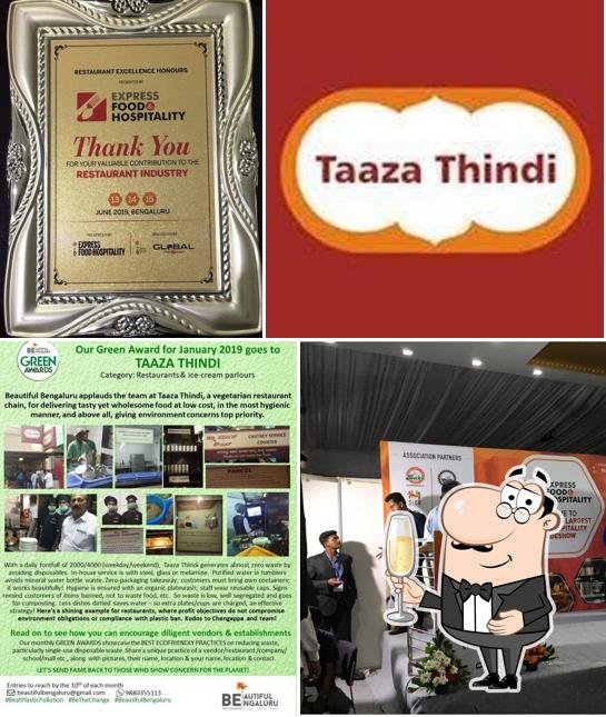 Taaza Thindi serves alcohol