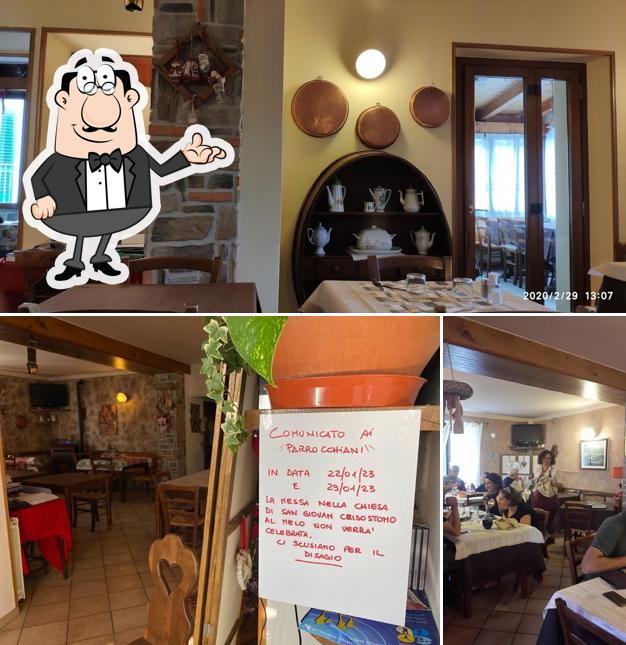 Siediti a un tavolo di Ristorante Rifugio Della Saida Di Lenzini Saida