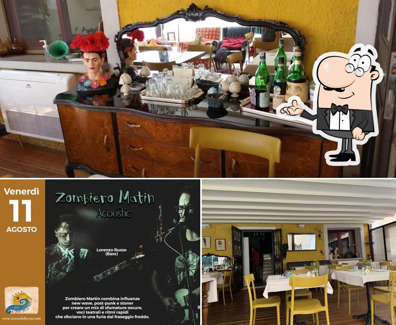 Siediti a un tavolo di A casa dalla Ross - Ristorante