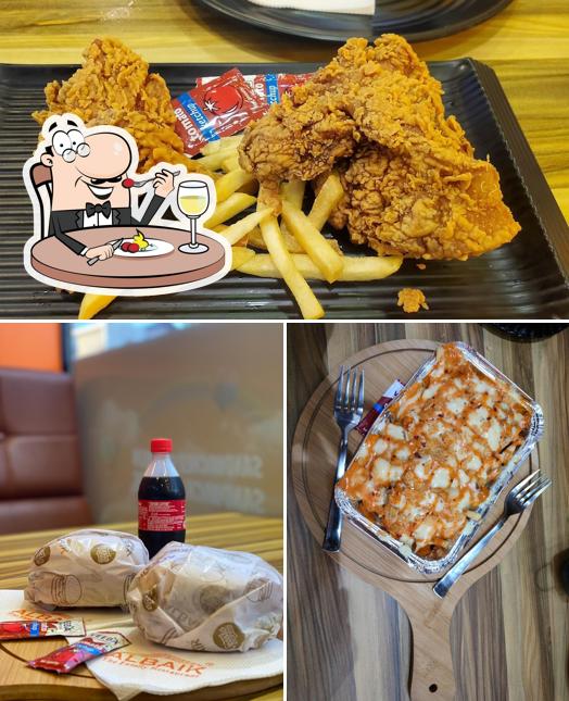 The restaurant's food and beverage