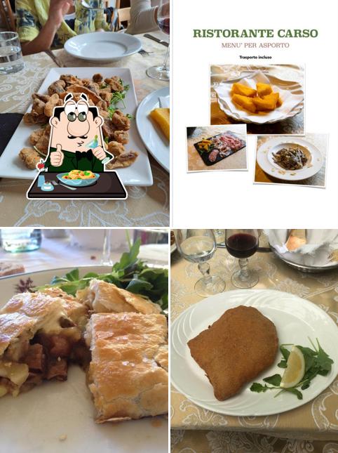Cibo al Albergo Ristorante Carso-Kras