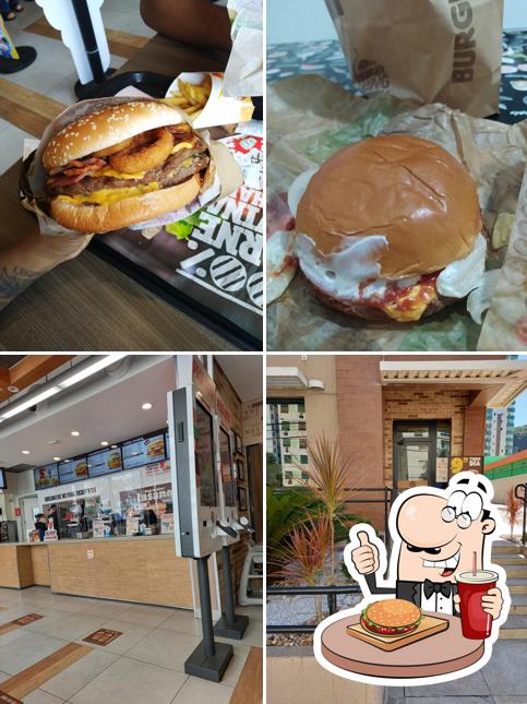 Peça um hambúrguer no Burger King