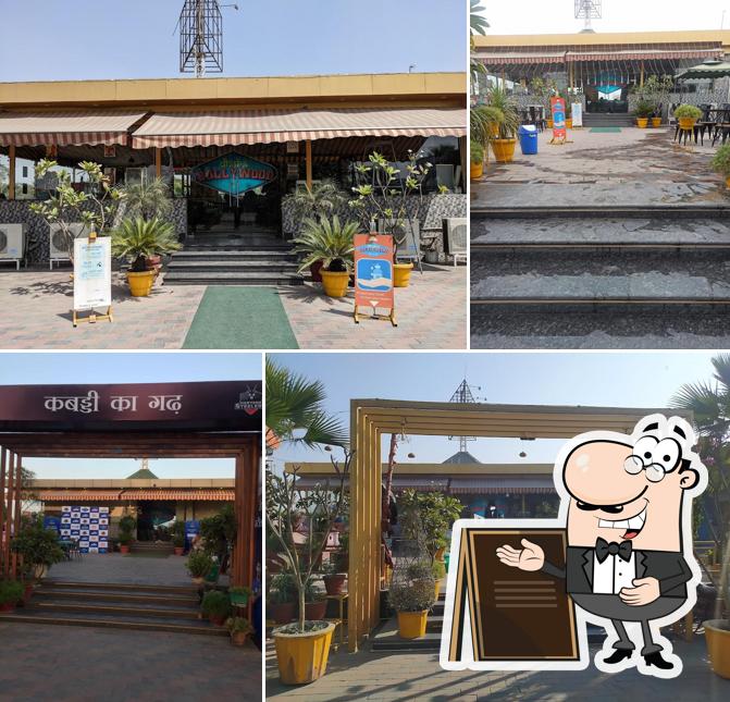 You can get some fresh air at the outside area of Dhaba Bollywood