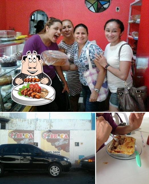 Esta é a imagem apresentando comida e exterior no Fábrica de Delícias