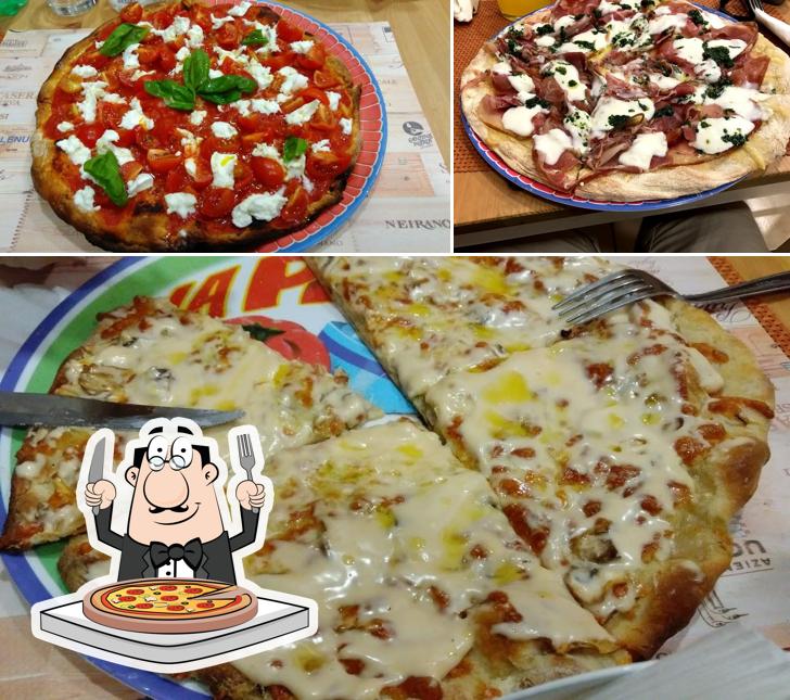 Scegli tra le svariate varianti di pizza