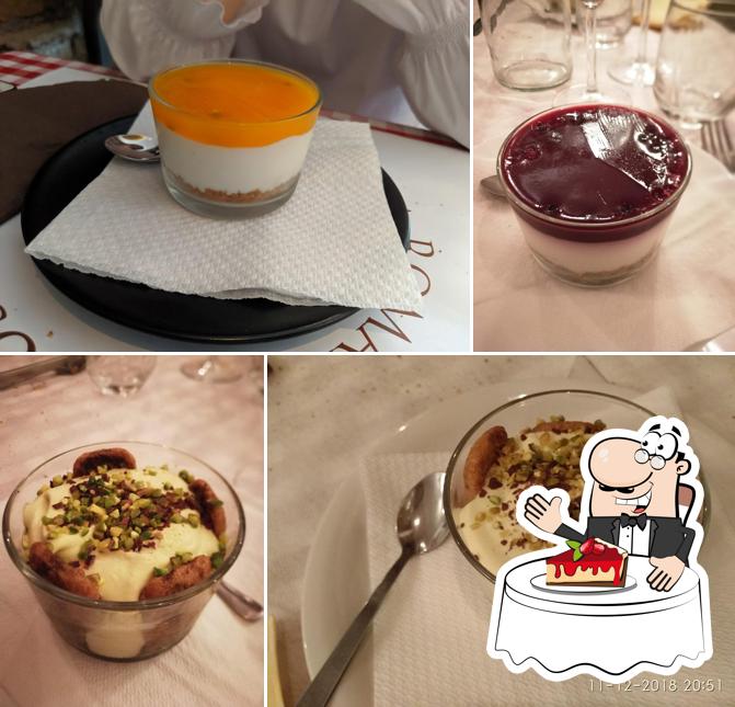La Terrazza offre un'ampia varietà di dolci