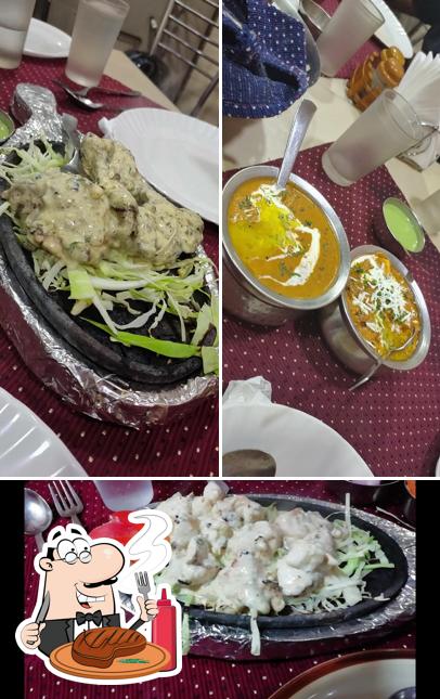 Pick meat meals at Mezbaan Restaurant
