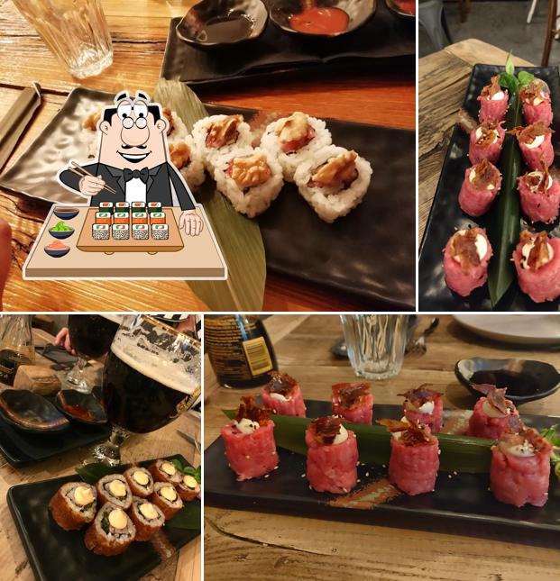 Prova le varie opzioni di sushi