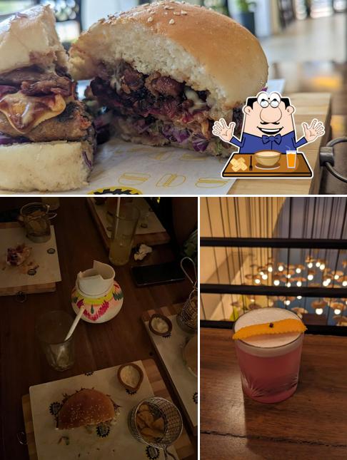 Pulled pork sandwich at Burger Factory Dona Paula