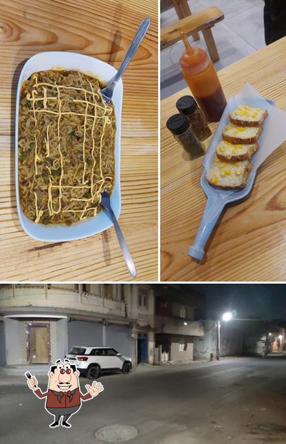 The restaurant's food and exterior
