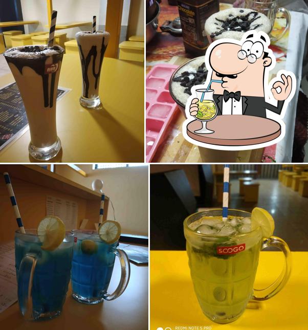Get a drink from the menu