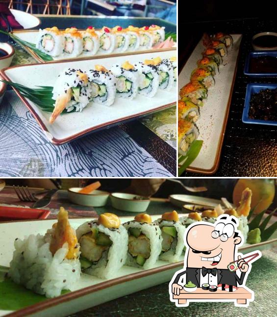 Try out different sushi options