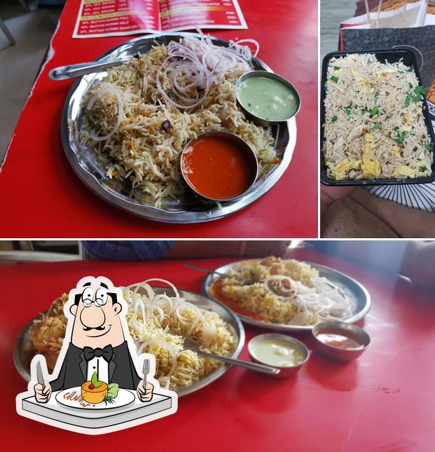 Food at Parjapati Veg Biryani