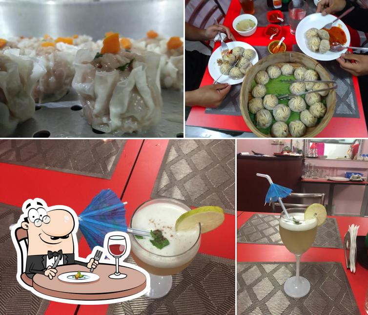Among different things one can find food and drink at The Chimney Hut