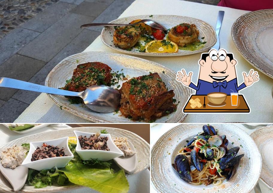 Platti al Trattoria anni 60