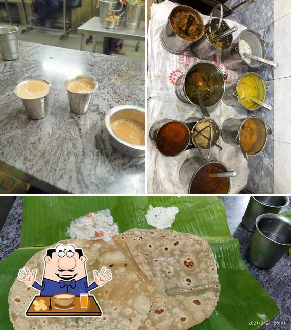 Creme brulee at Kathiravan Veg