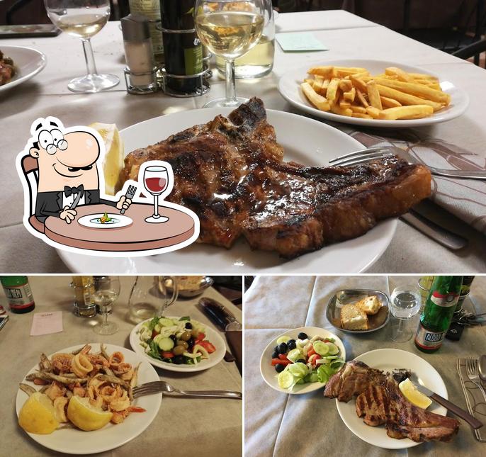 Platti al Albergo Ristorante Hotel Tevere