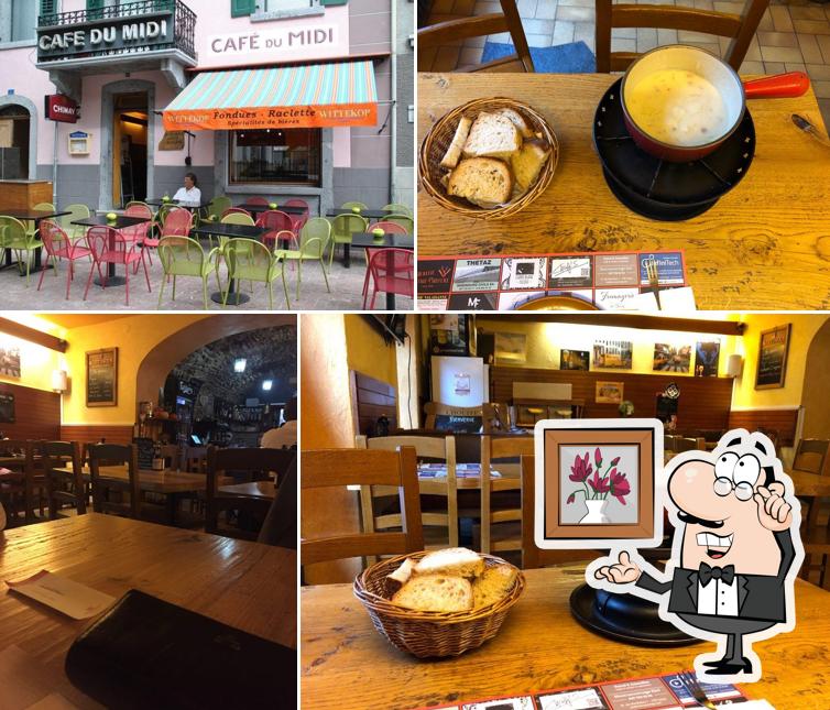 Gli interni di Café du Midi
