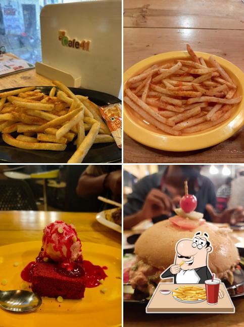 Try out French-fried potatoes at Cafe41