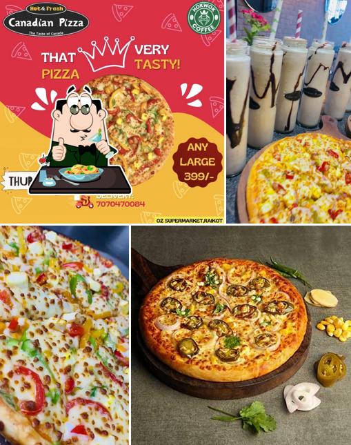 Food at Canadian Pizza Raikot