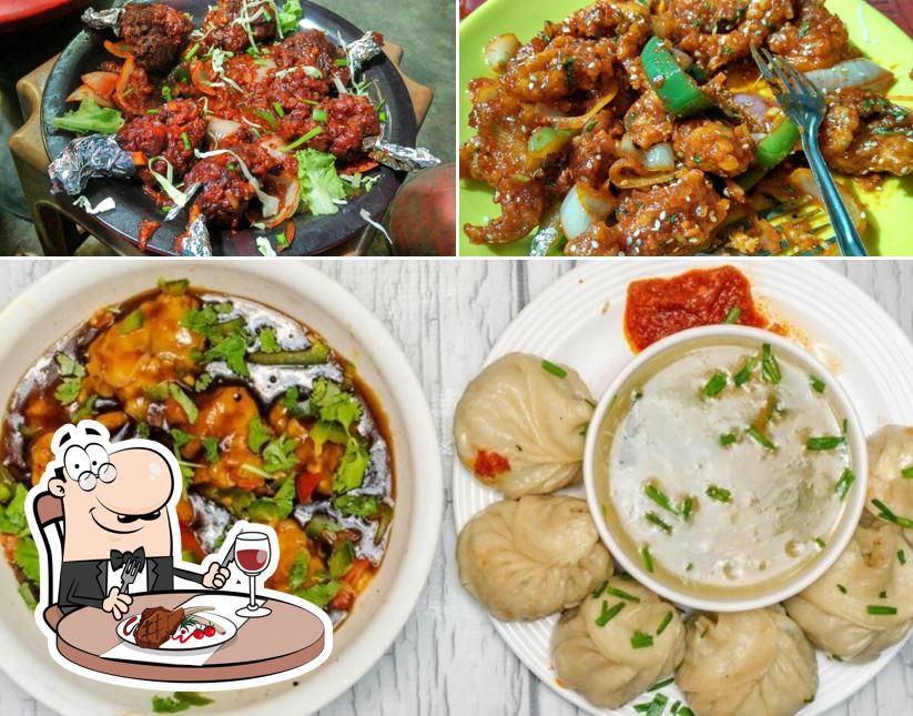 Meat meals are served at Koley's Kitchen Restaurant