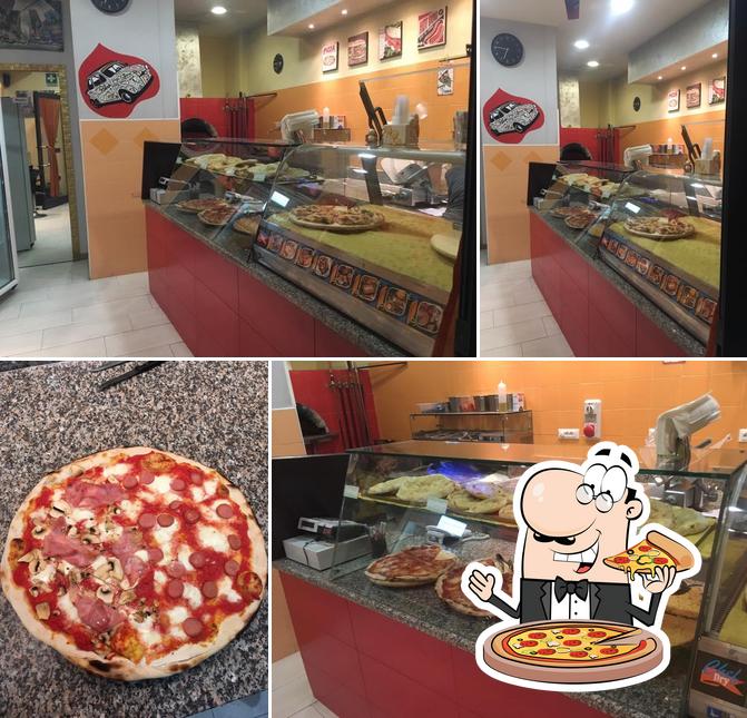 Scegli una pizza a Pizzeria Oimmena