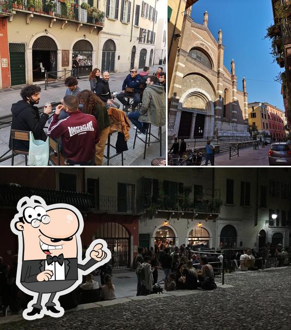 Puoi goderti l'aria fresca da seduto all'esterno di Spine