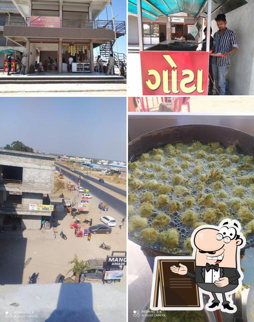 The exterior of Chamunda parlor &gota house