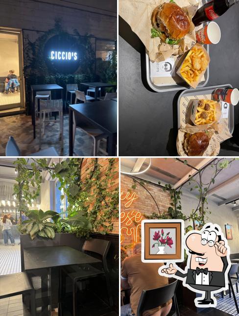 Gli interni di Ciccio’s Burger