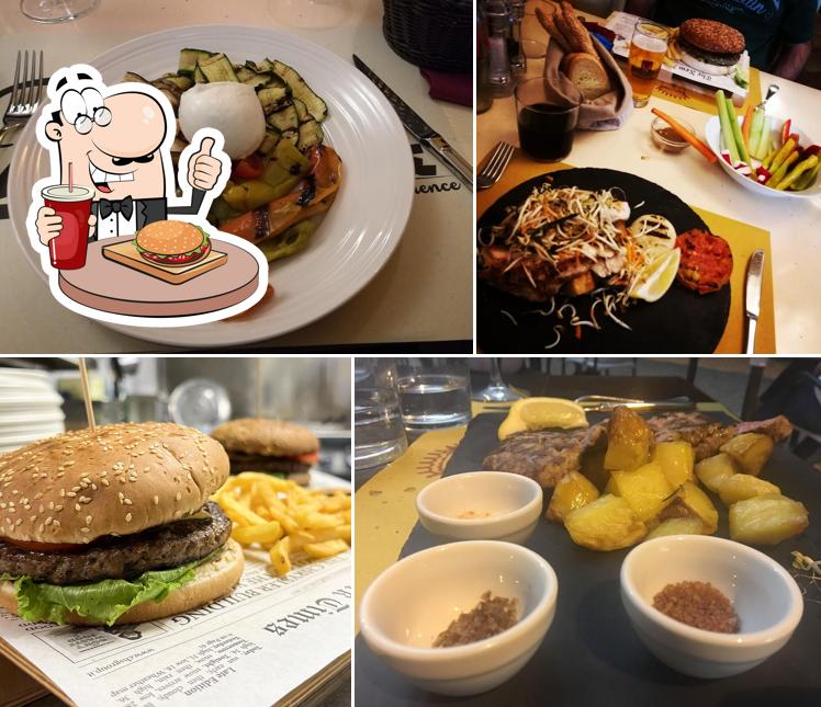 Prova un hamburger a Tigella Bella Corte Pellegrini