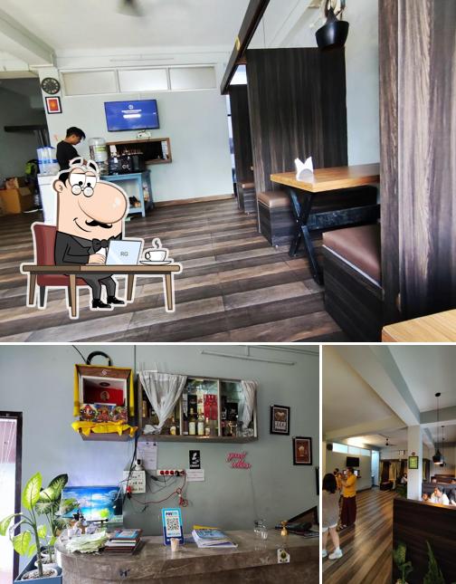 The interior of Denzong Lounge