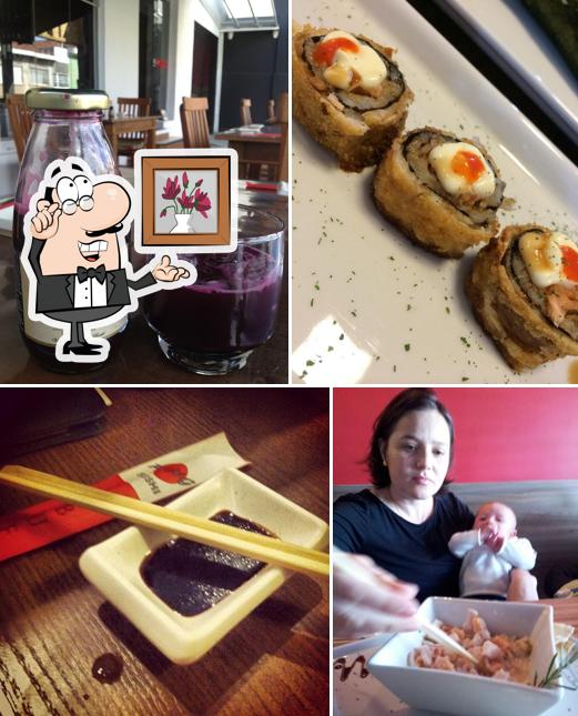 O interior do Feng Sushi