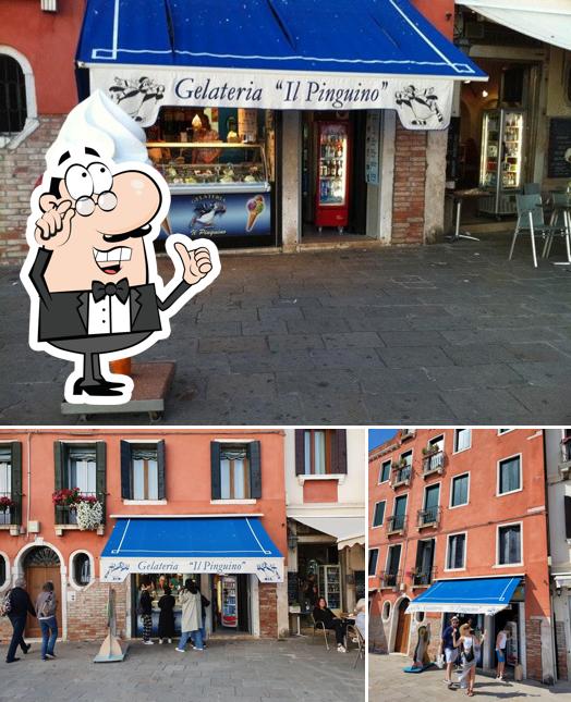 Gli interni di Gelateria Il Pinguino