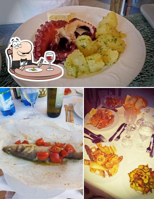 Cibo al Albergo Ristorante Orchidea stabilimento baneare