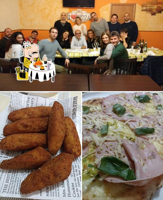 Questa è la immagine che raffigura la cibo e interni di Pizza Taxi 1996 - Pizzeria & Panificio