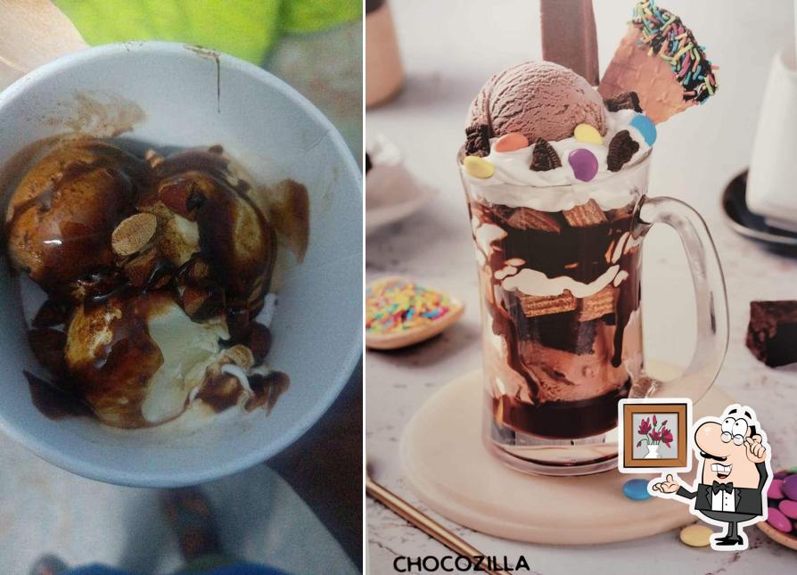 The interior of Polar Bear Ice Cream Sundaes