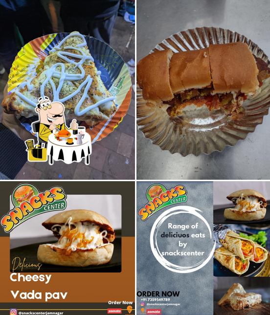 Food at Snacks center