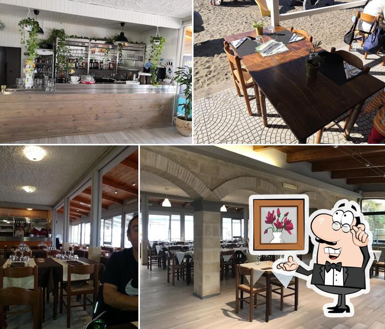Gli interni di Snoopy Ristorante pizzeria Tarquinia Lido