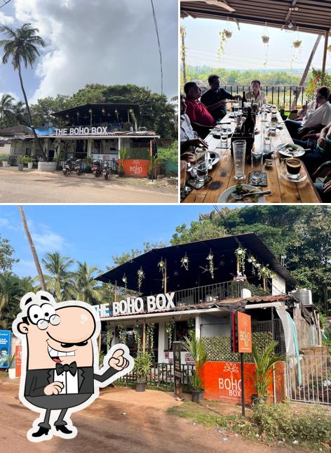 The exterior of THE BOHO BOX