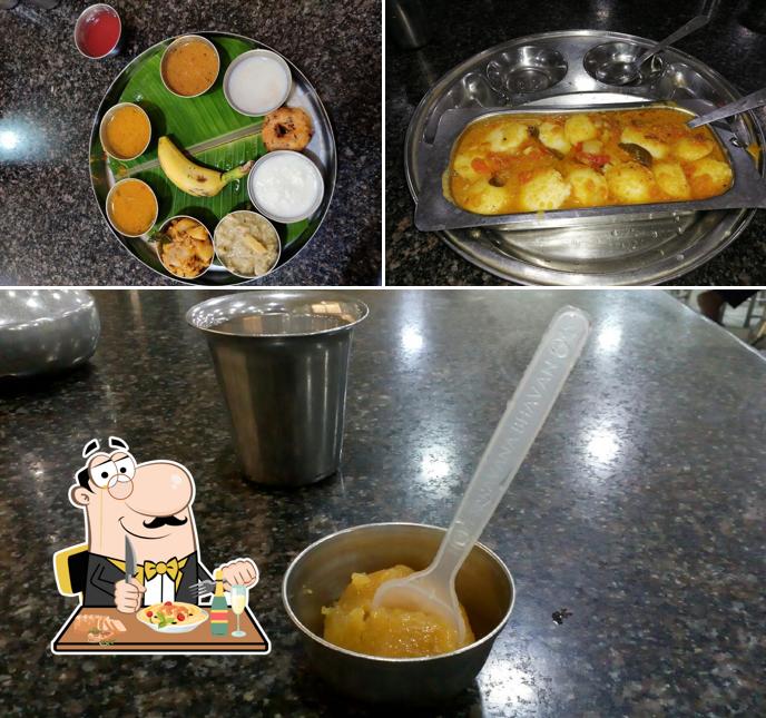 Meals at Saravana Bhavan