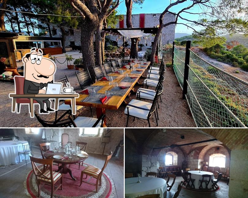 Gli interni di Fort George