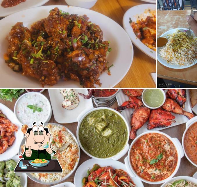 The restaurant's food and beverage