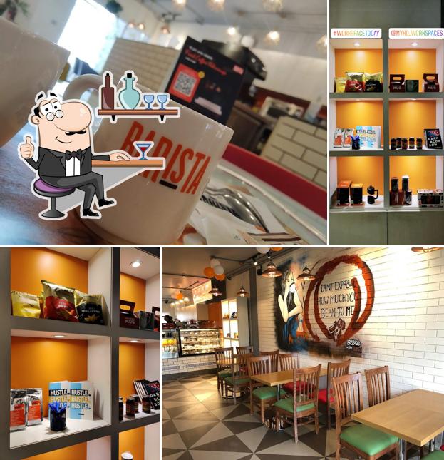 The interior of Barista - Sector 22, Huda Market