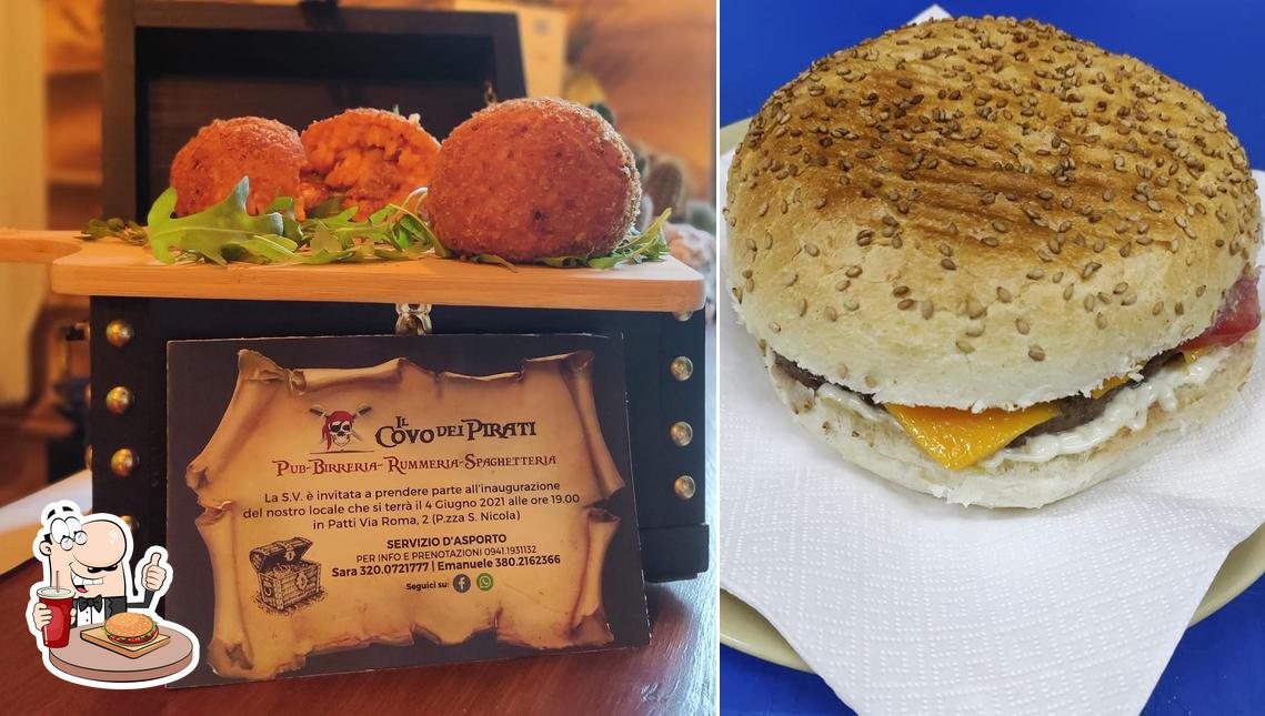 Concediti un bell'hamburger a Il Covo dei Pirati Ristopub
