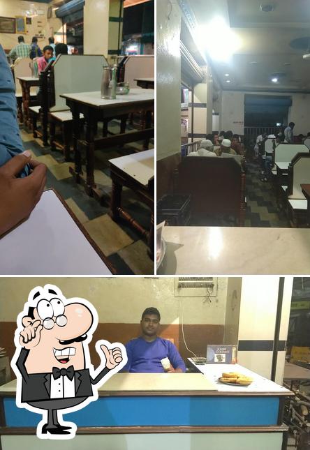The interior of Meraj Cafe