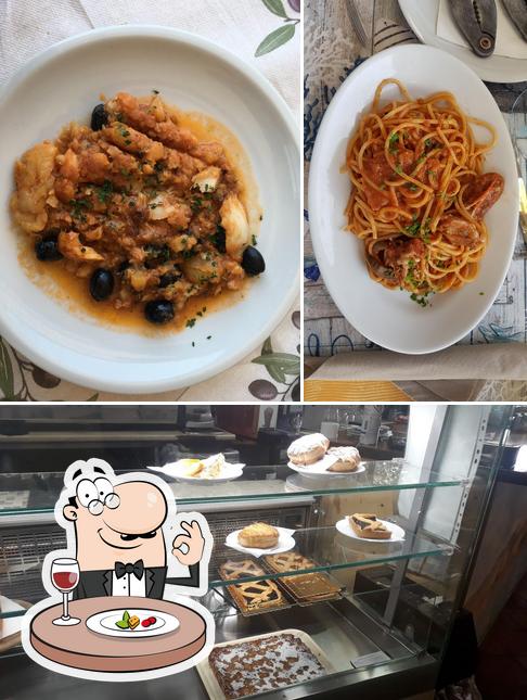 Cibo al Trattoria La Curva